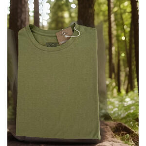 $69 Patagonia Men's Long Sleeve Essential Tee Buckhorn Green 42210 Size Small